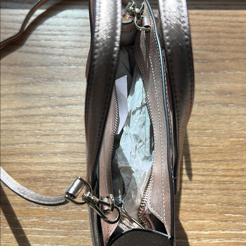 Kate Spade Gold Glitter Handbag - Picture 4 of 8